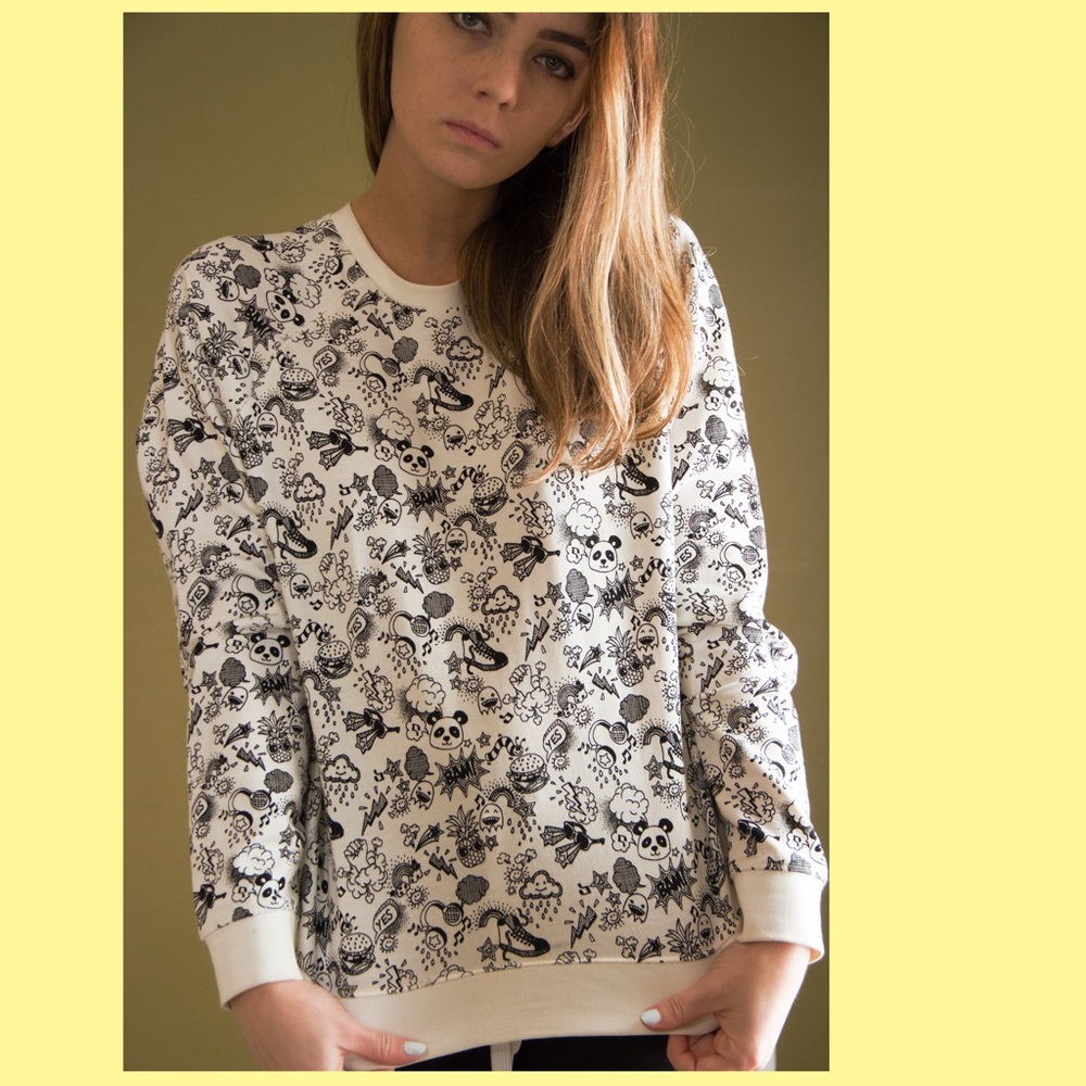 😻 KAWAII CARTOON POP SWEATER 😻